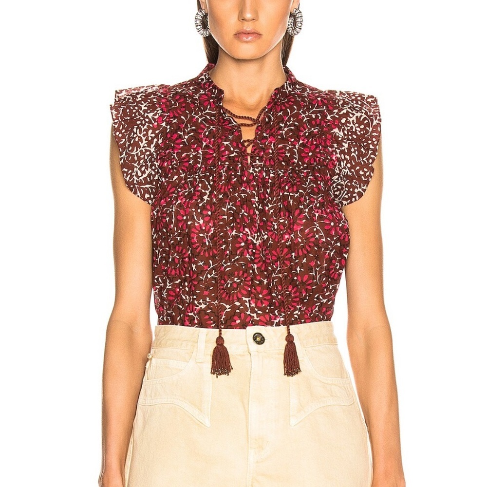 ULLA JOHNSONO  Top in Henna - Picture 3 of 9